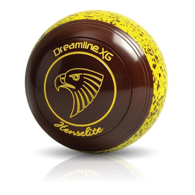 Official Hawthorn Hawks AFL Dreamline XG Lawn Bowls Set